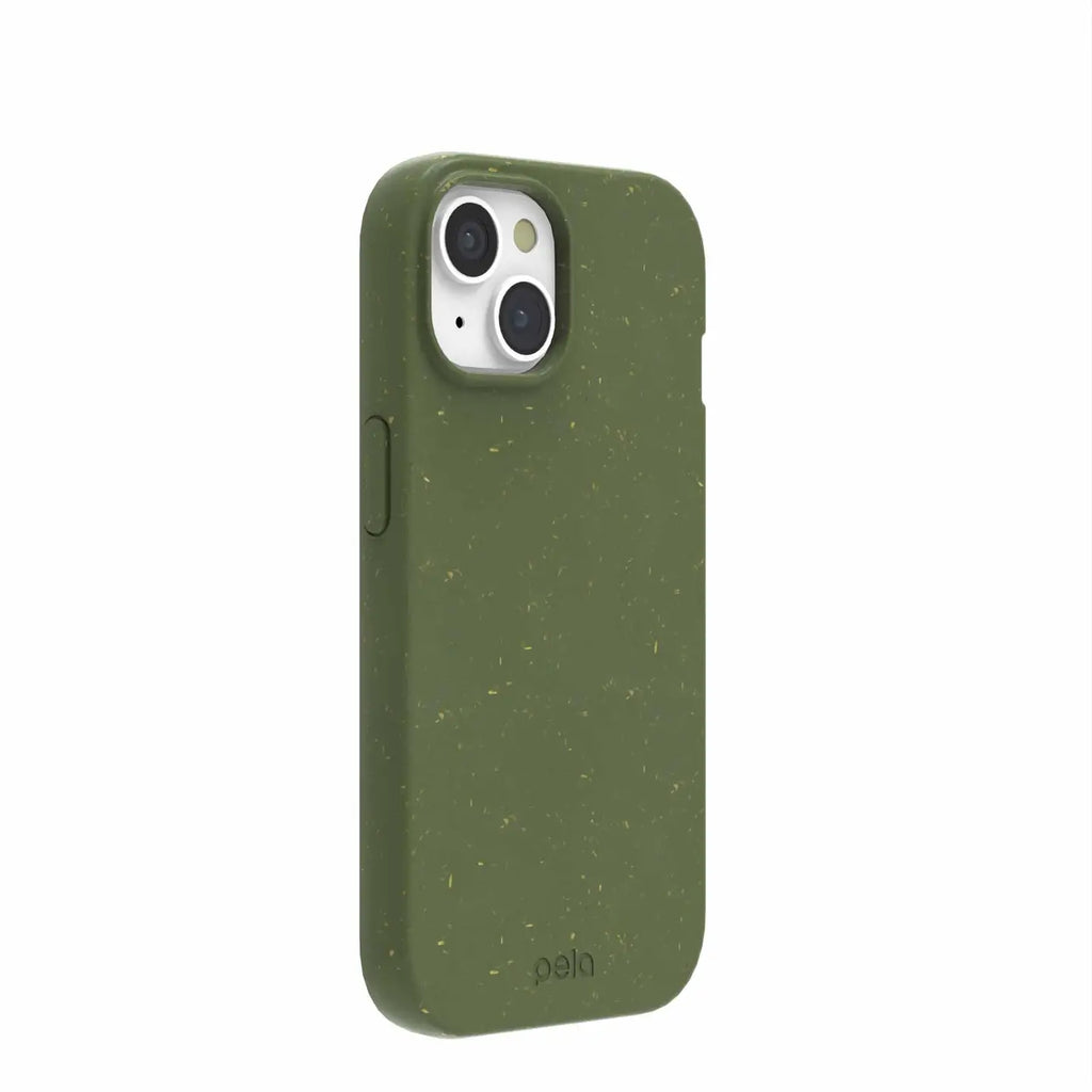 Skovgrøn iPhone 15 etui